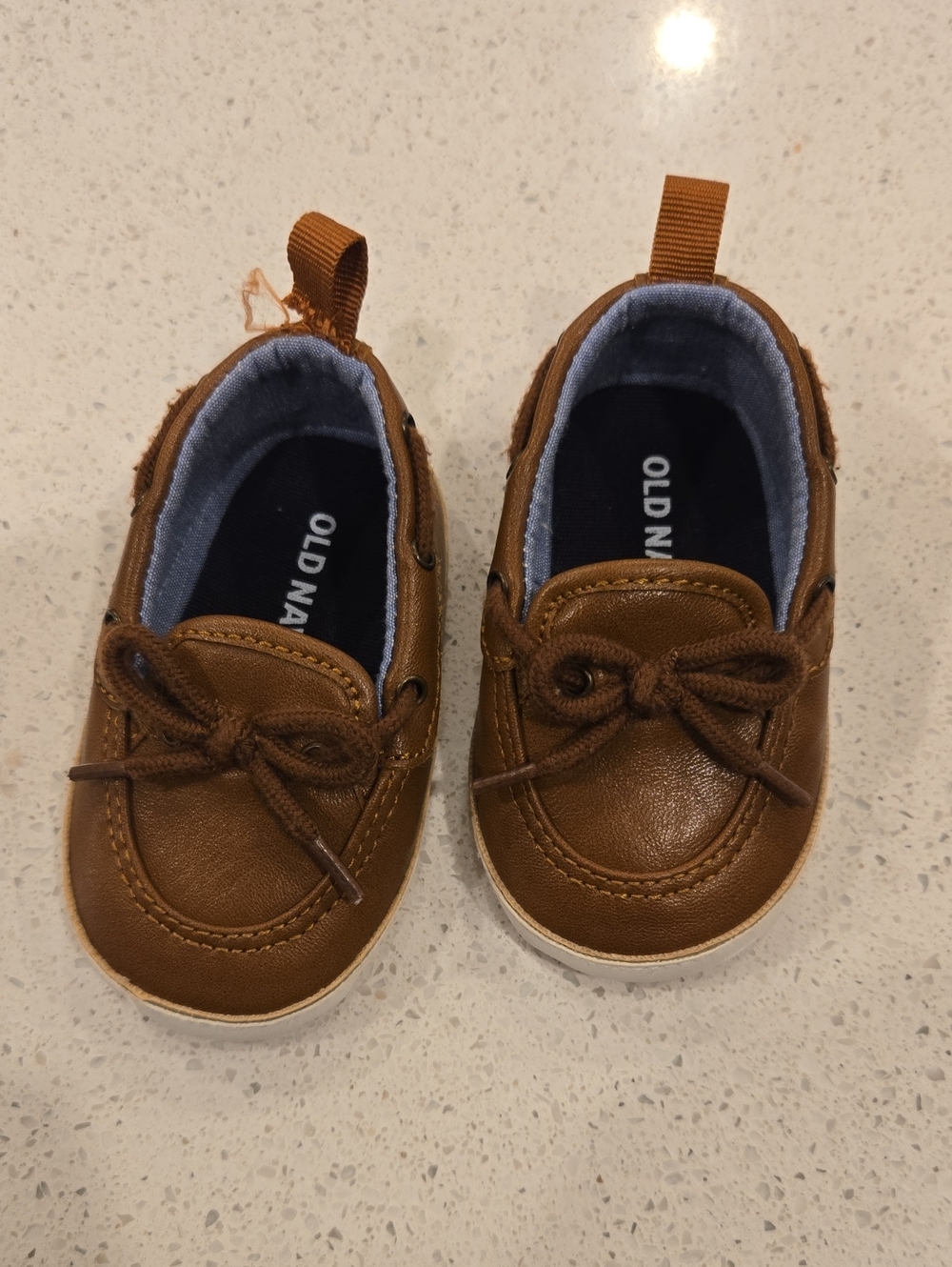 Old Navy Brown BABY Moccasin Boat Shoes